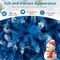 Blue PVC and Metal LED Christmas Tree with 270 Lights - Pre-Lit